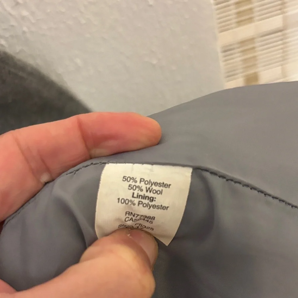 J. Crew Factory Gray Pea Coat - Picture 4 of 16